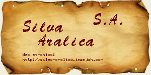 Silva Aralica vizit kartica